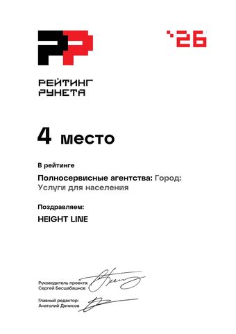 Полносервисные агентства — Город: Услуги для населения — 4 место